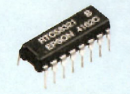 RTC module with a built-in crystal unit