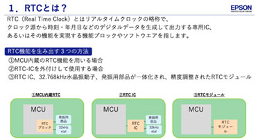 RTCの基礎がわかる資料